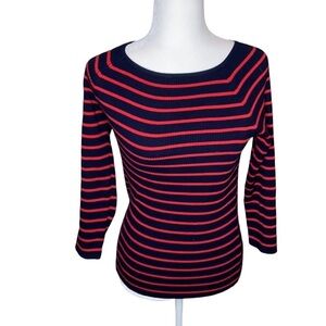 Lauren Ralph Lauren 3/4 sleeve striped Sweater